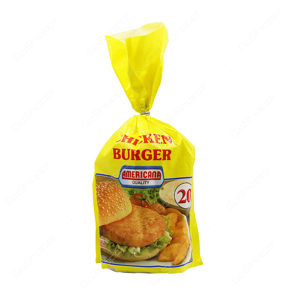 Americana Quality Chicken Burger 1000 g