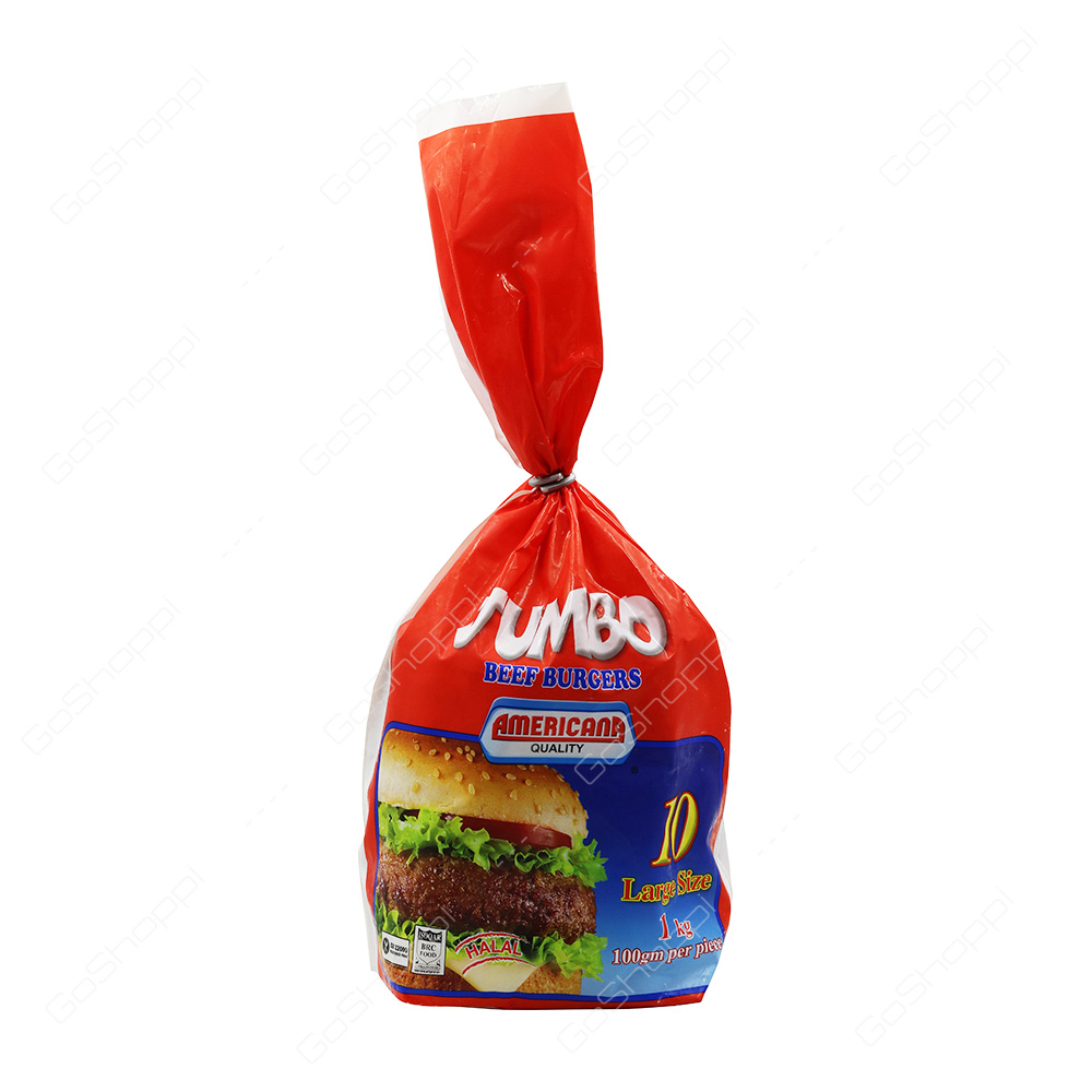 Americana Quality Jumbo Beef Burgers 1 kg