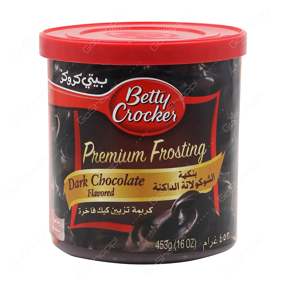 Betty Crocker Premium Frosting Dark Chocolate 453 g