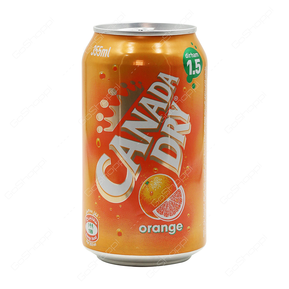 Canada Dry Orange Soda 355 ml