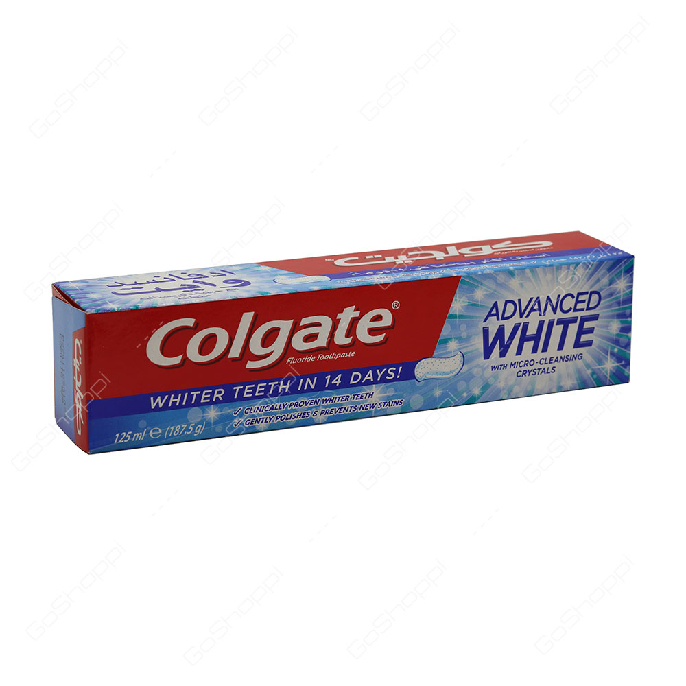 Colgate Advanced White Toothpaste 125 Ml Buy Online 