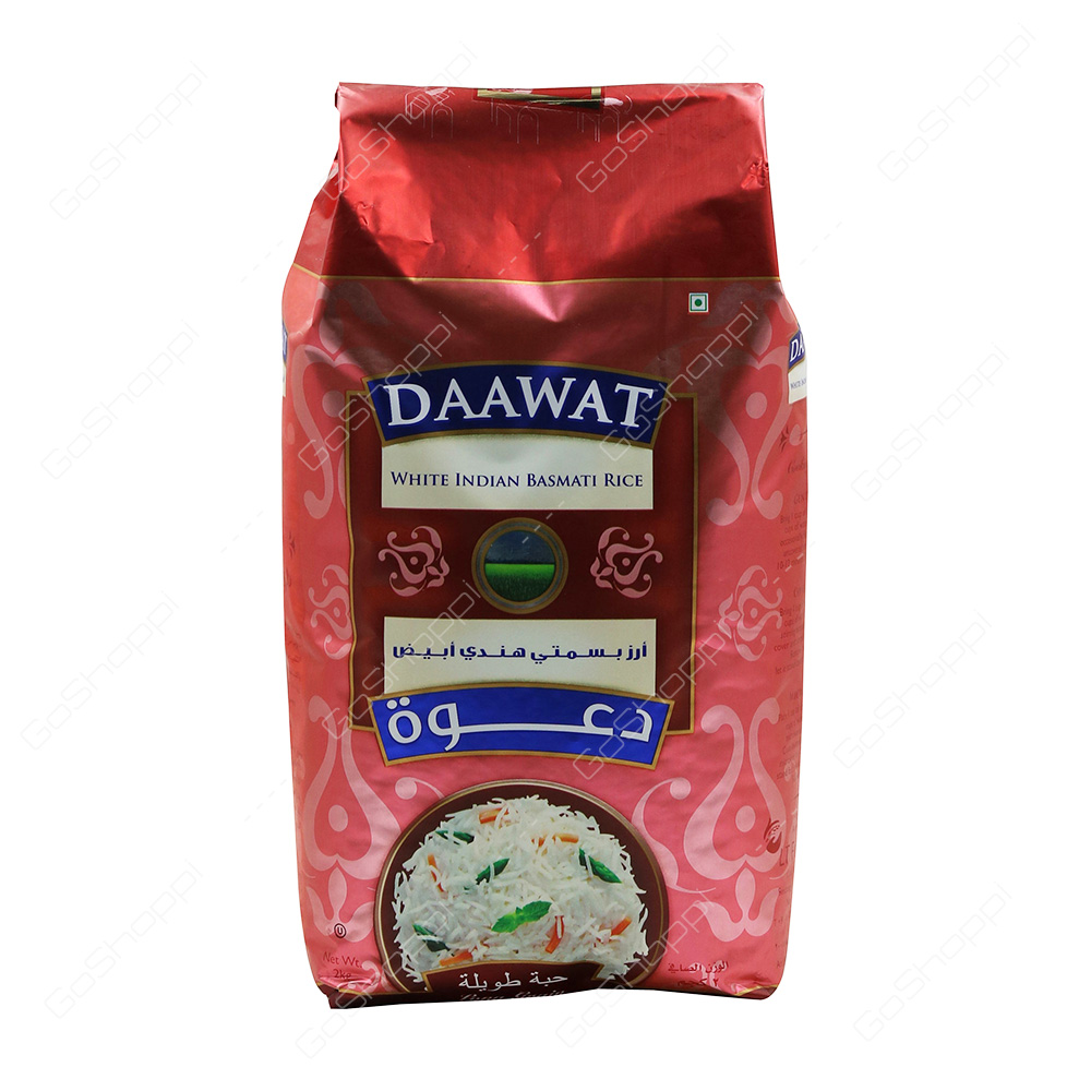 Daawat White Indian Basmati Rice 2 kg