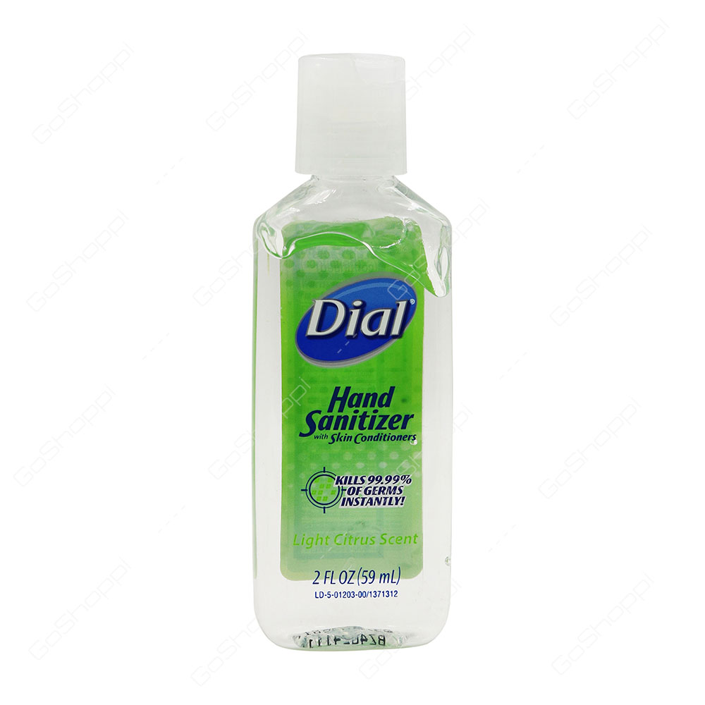 Dial Hand Sanitizer Light Citrus Scent 59 ml