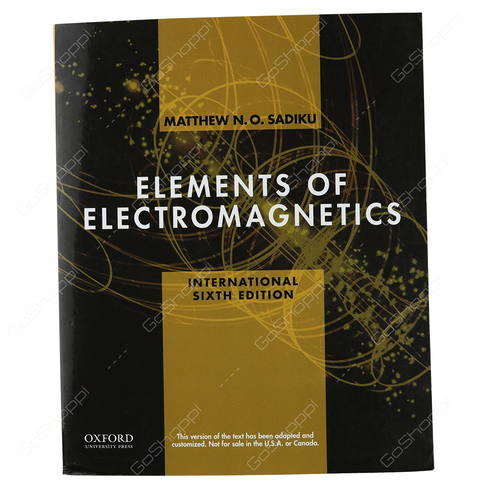 elements of electromagnetics sadiku 4th edition pdf