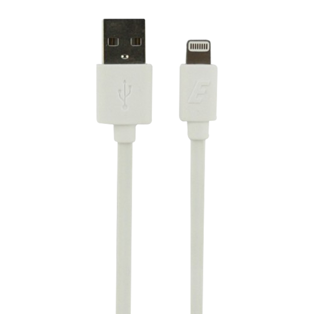 Energizer Hightech Lightning USB Cable Flat 1.2M C21UBLIGWH4 - White ...