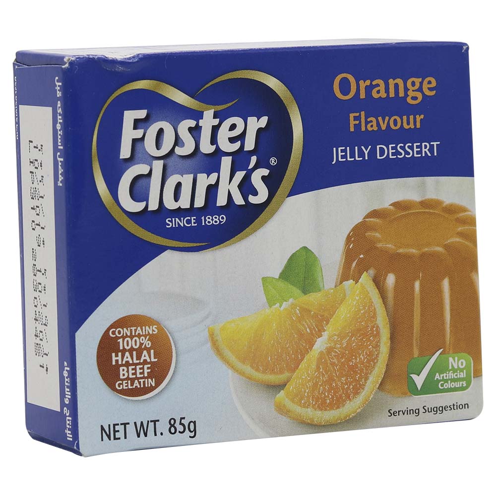 Foster Clarks Orange Flavour Jelly Dessert 85g