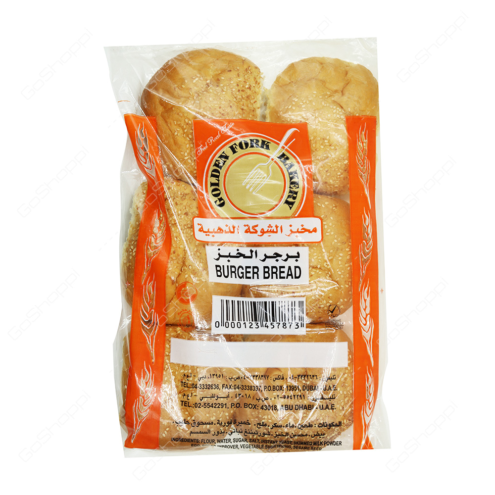 Golden Fork Burger Bread 1 Pack