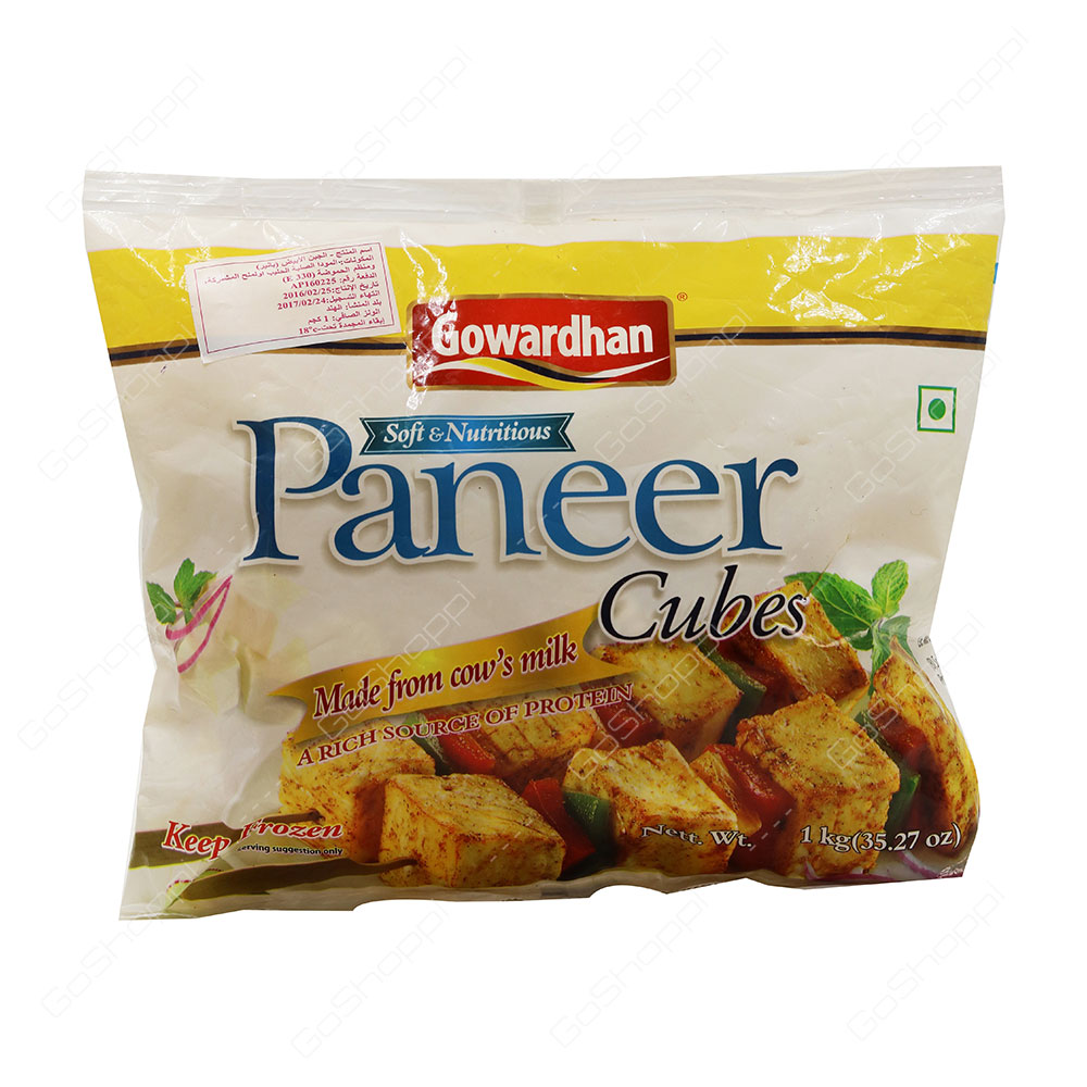 Gowardhan Paneer Cubes 1 kg