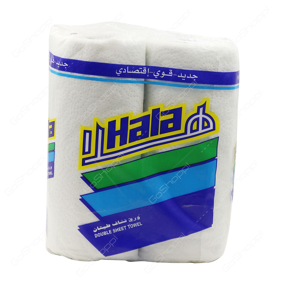 Hala Double Sheet Towel Medium 2 Rolls