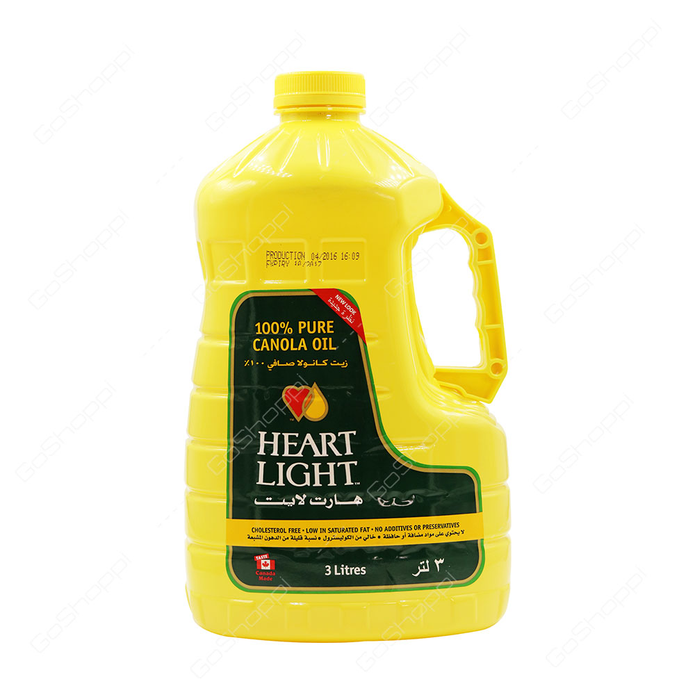 Heartlight Pure Canola Oil 3 l