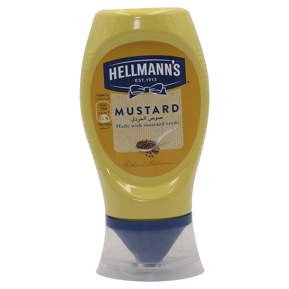 Hellmanns Mustard 250g