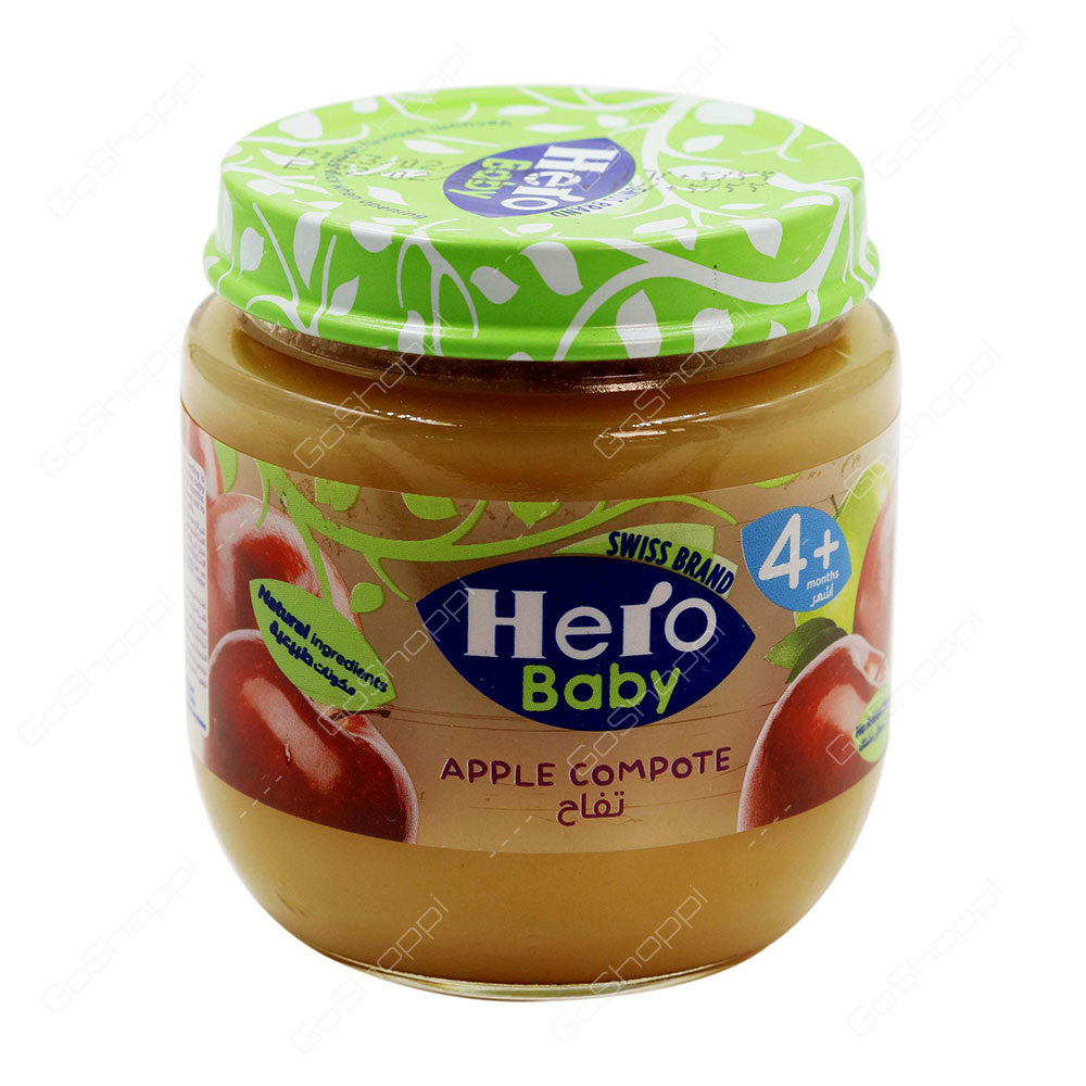 Hero Baby Apple Compote 4 Plus 125 g