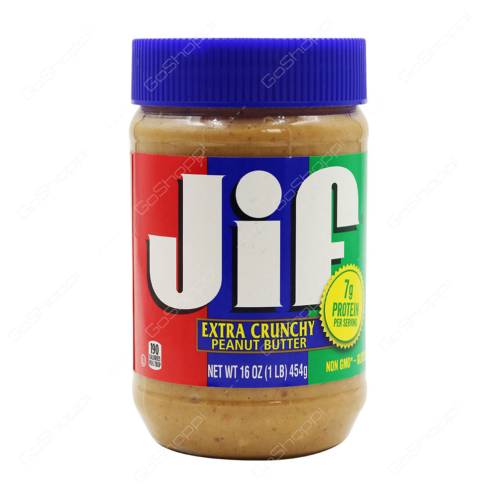 Jif Extra Crunchy Peanut Butter 454 g