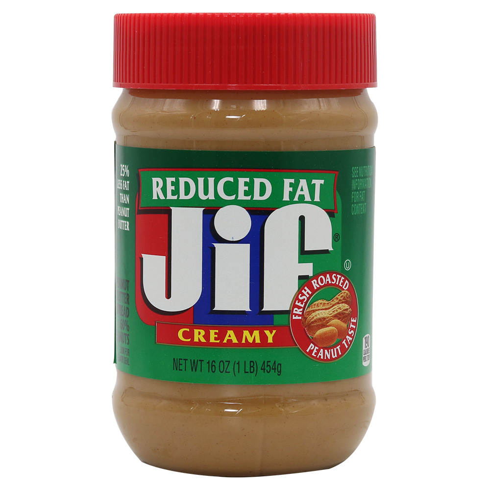 Jif Reduced Fat Creamy Peanut Butter 454g