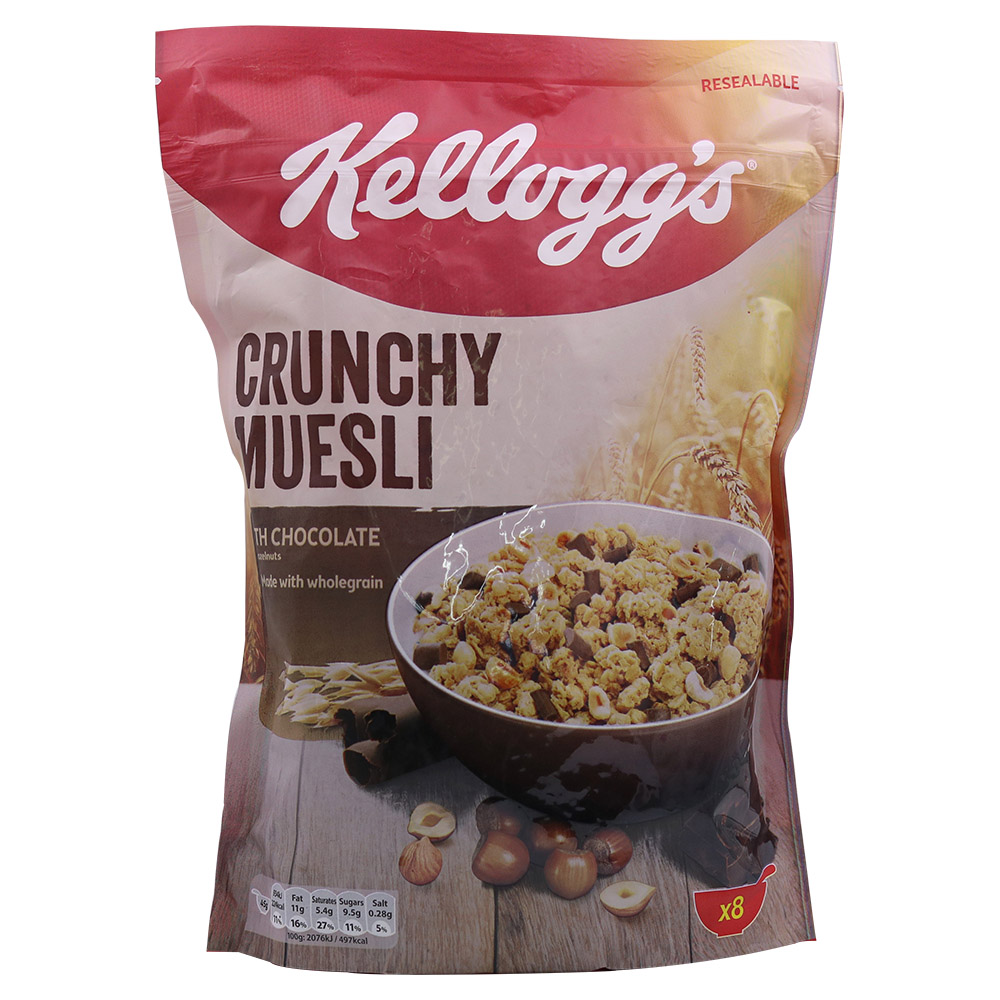 Kelloggs Crunchy Muesli With Chocolate 380g