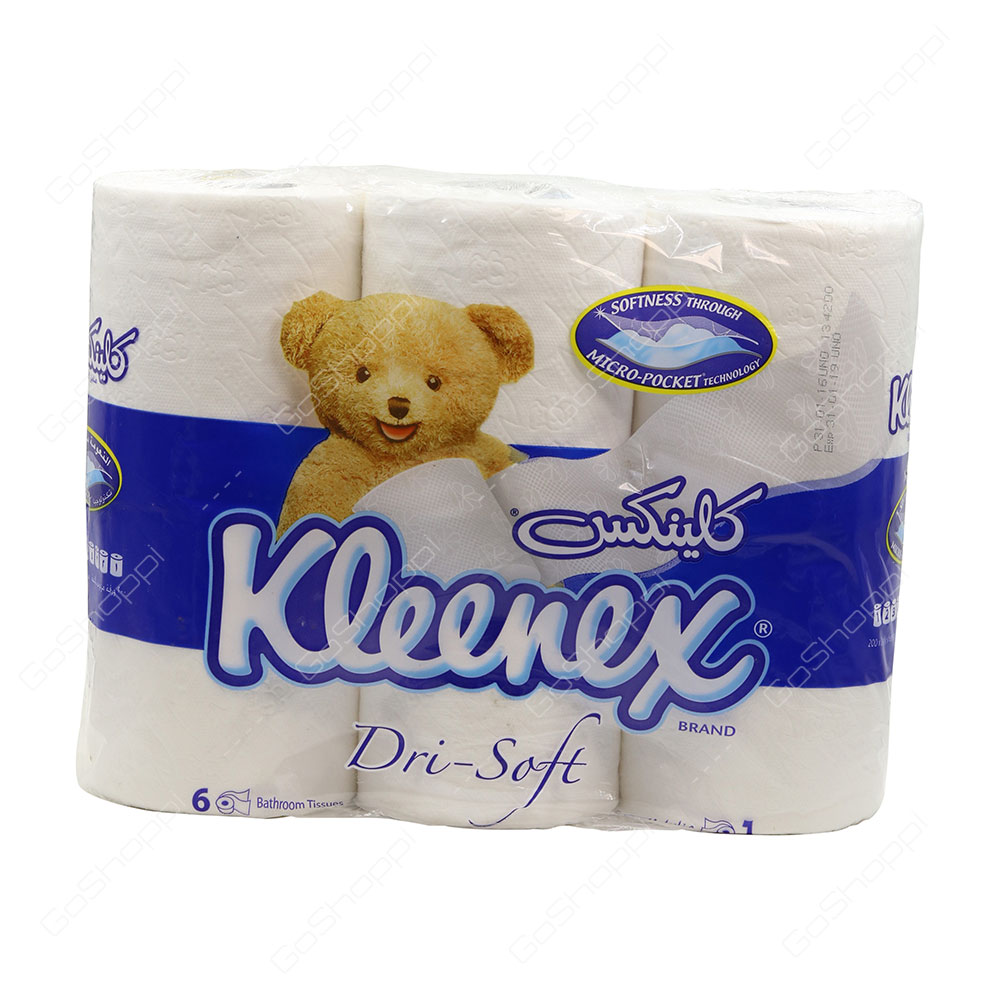 Kleenex Dri Soft Bathroom Tissues 6 Rolls