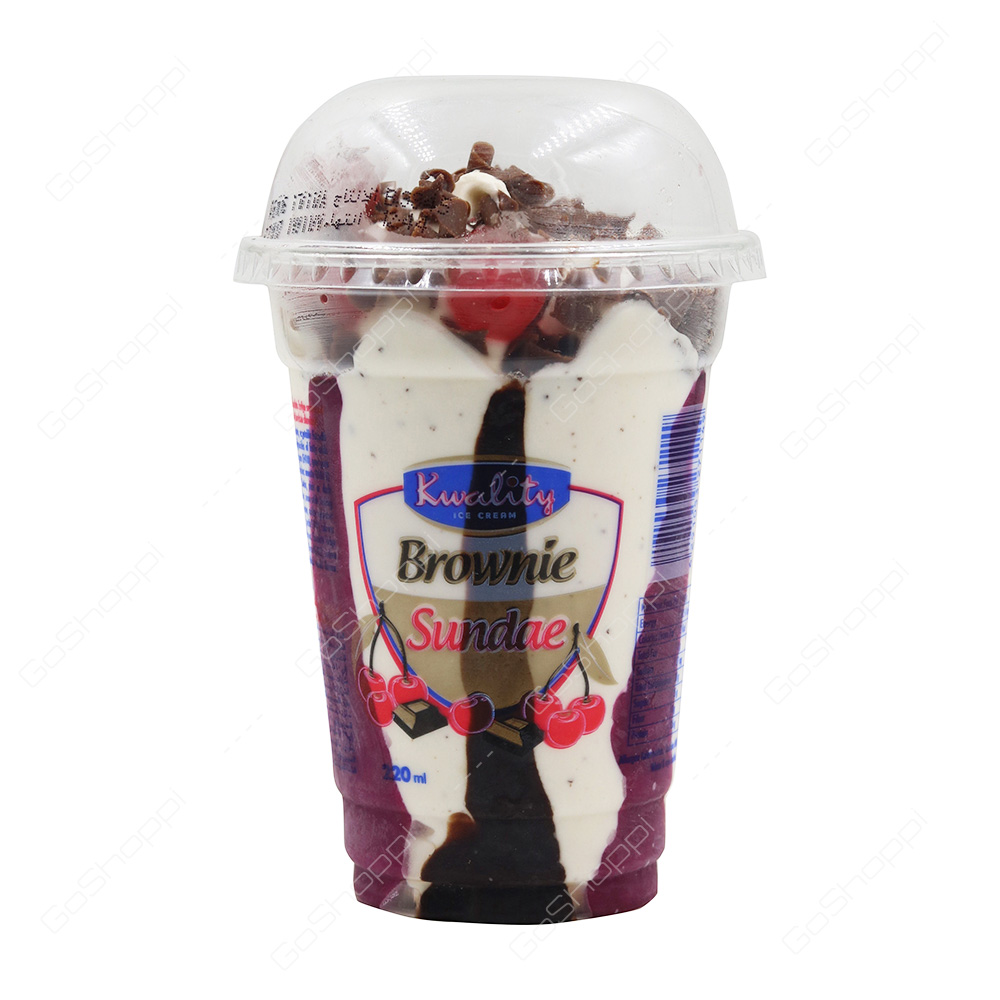 Kwality Brownie Sundae Cup 200 ml