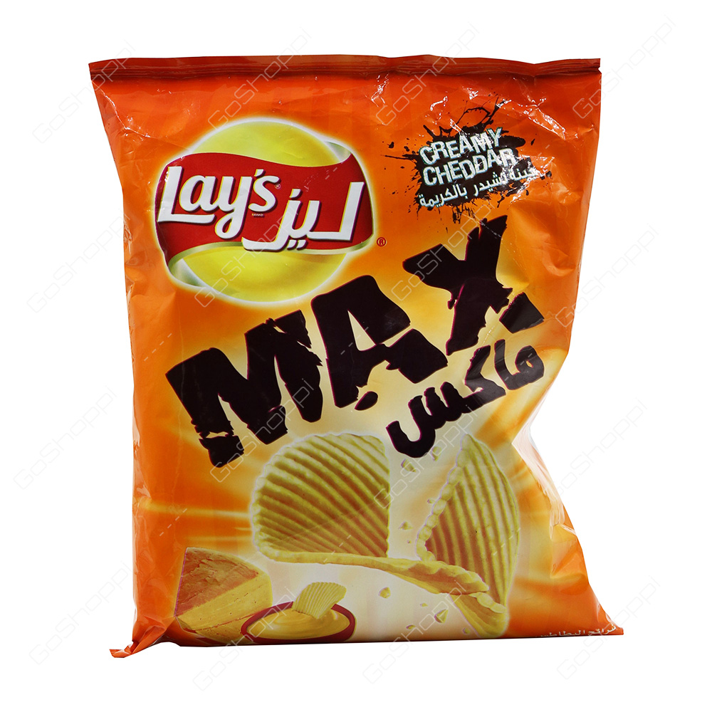 Lays Max Creamy Cheddar Chips 50 g - Buy Online