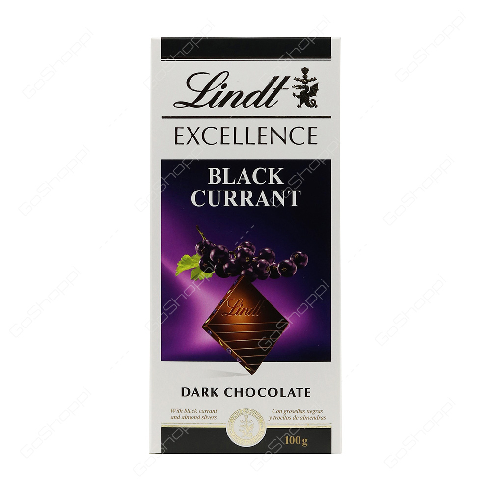 Lindt Excellence Black Currant Dark Chocolate 100 g - Buy Online