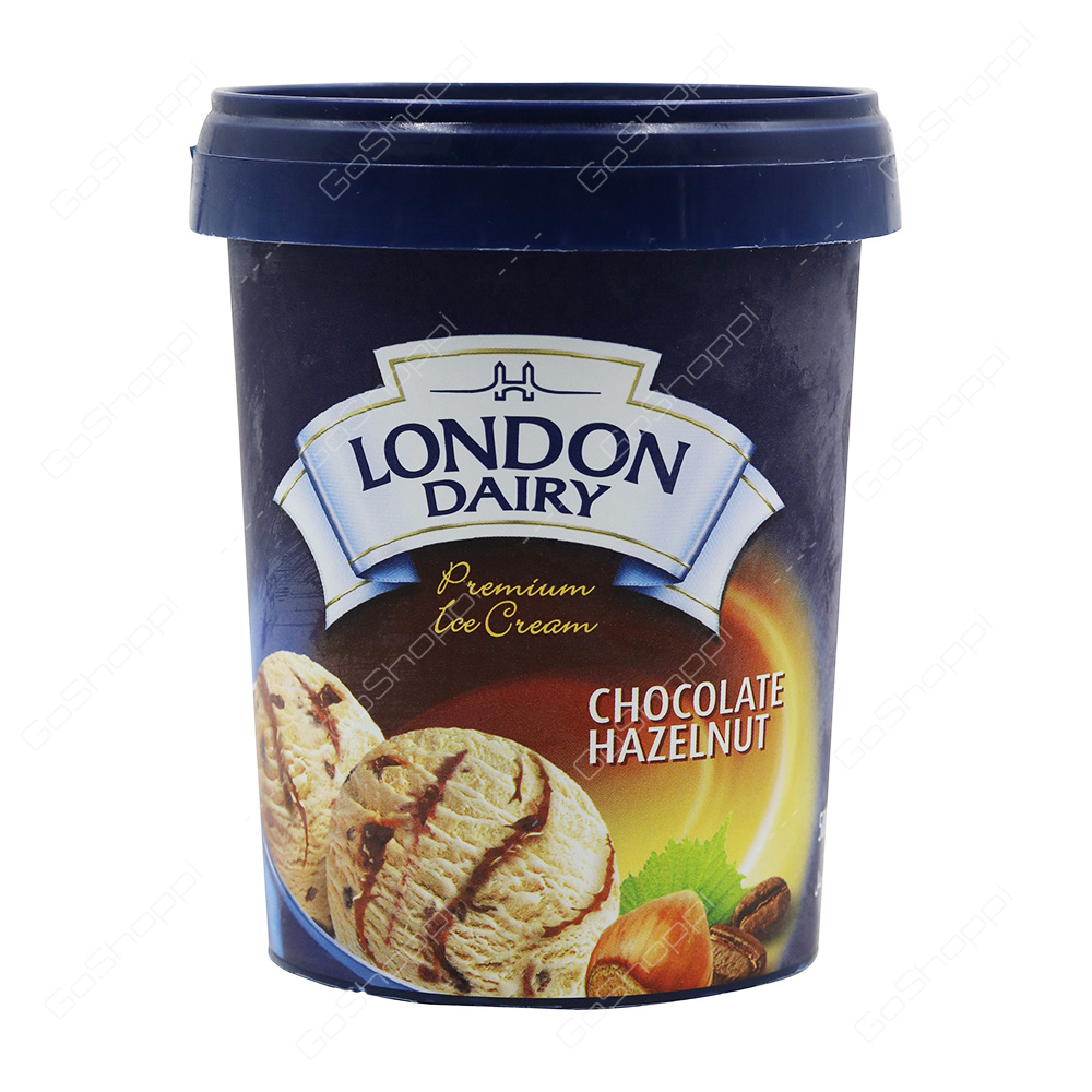 London Dairy Premium Icecream Chocolate Hazelnut 500 ml