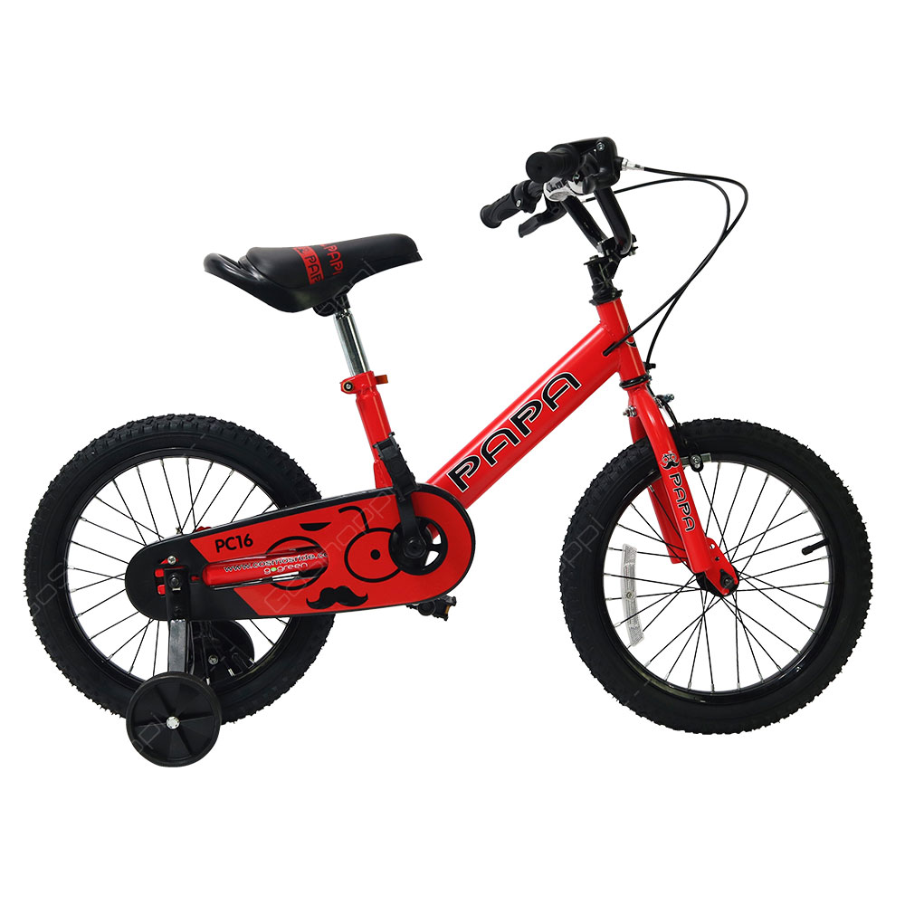 Papa Pc16 Kids Bike - Red - Buy Online