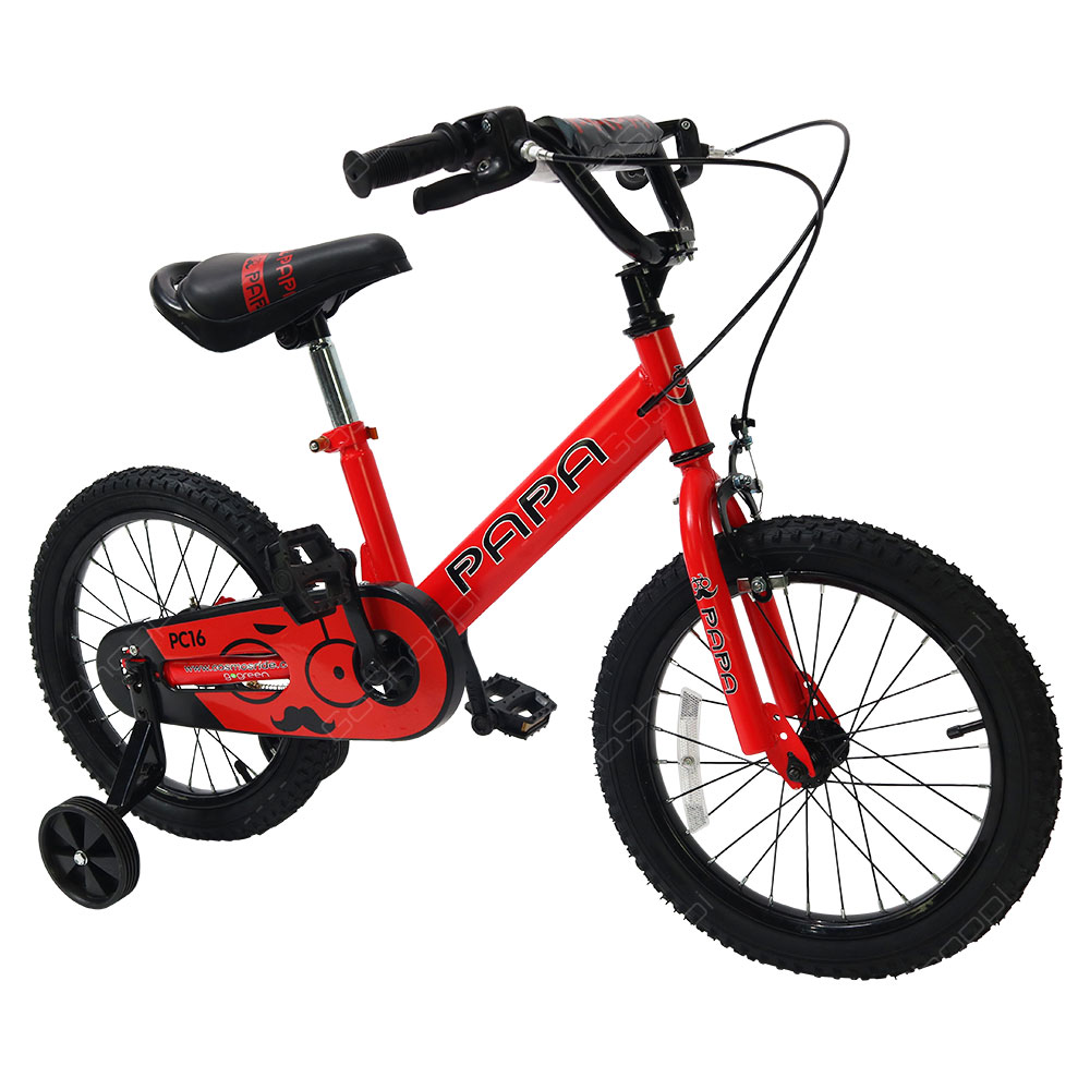 Papa Pc16 Kids Bike - Red - Buy Online