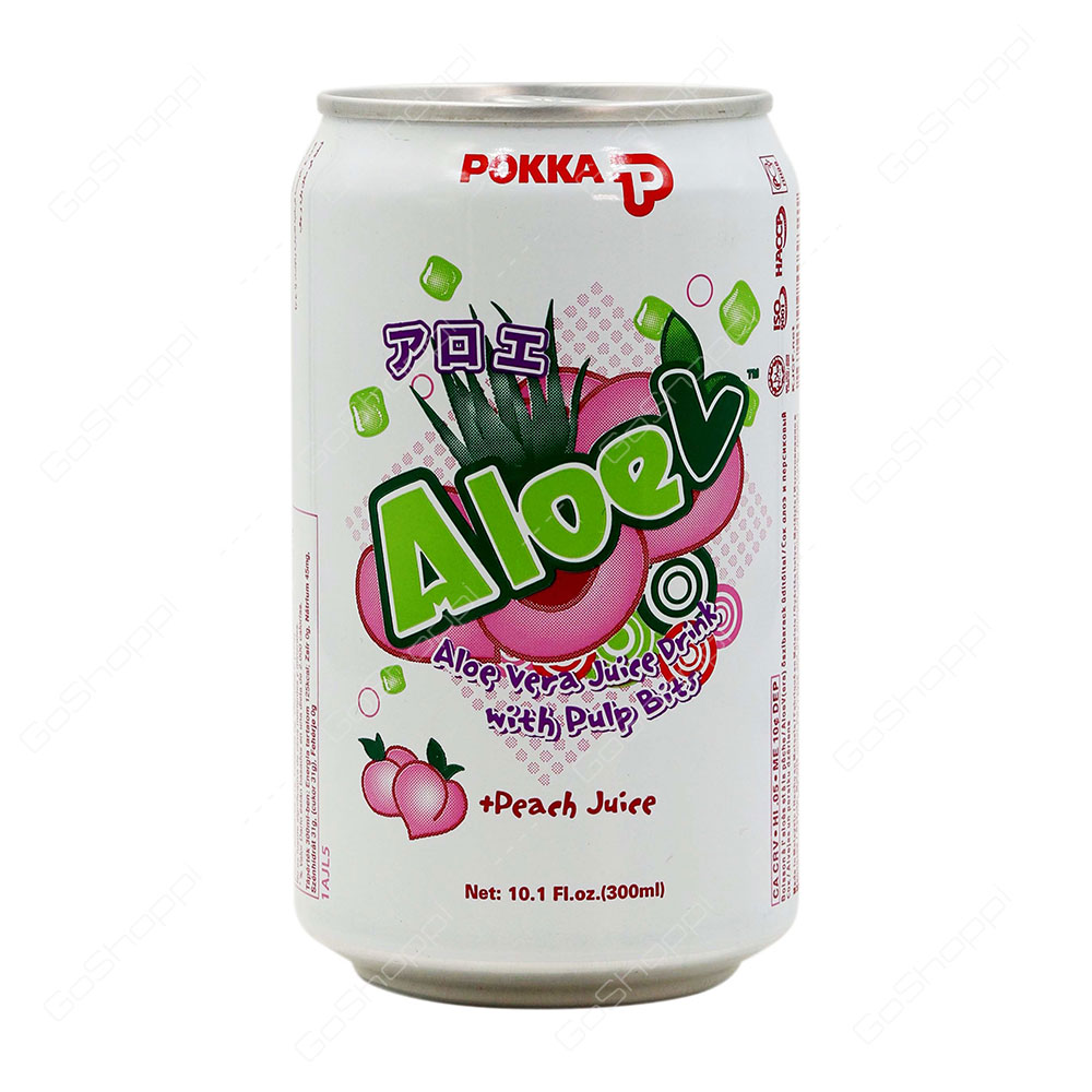 Pokka Aloe V Peach Juice 300 ml