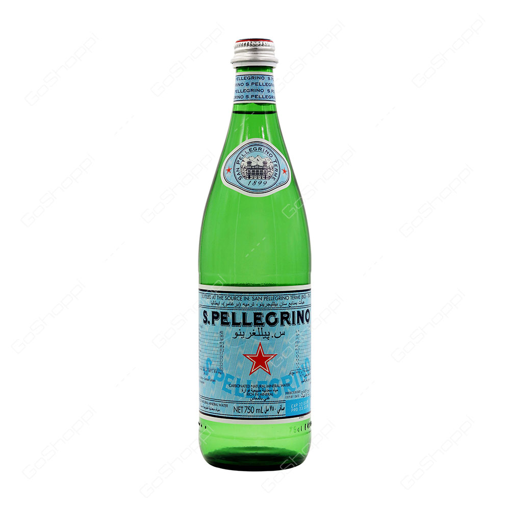 Sanpellegrino Carbonated Natural Mineral Water 750 ml