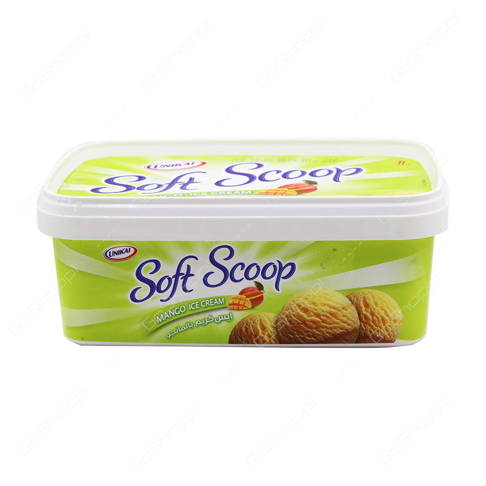 Unikai Soft Scoop Mango Icecream 1 l