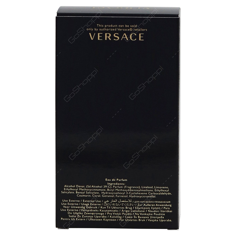 Versace Oudh Noir For Men Eau De Parfum 100ml - Buy Online