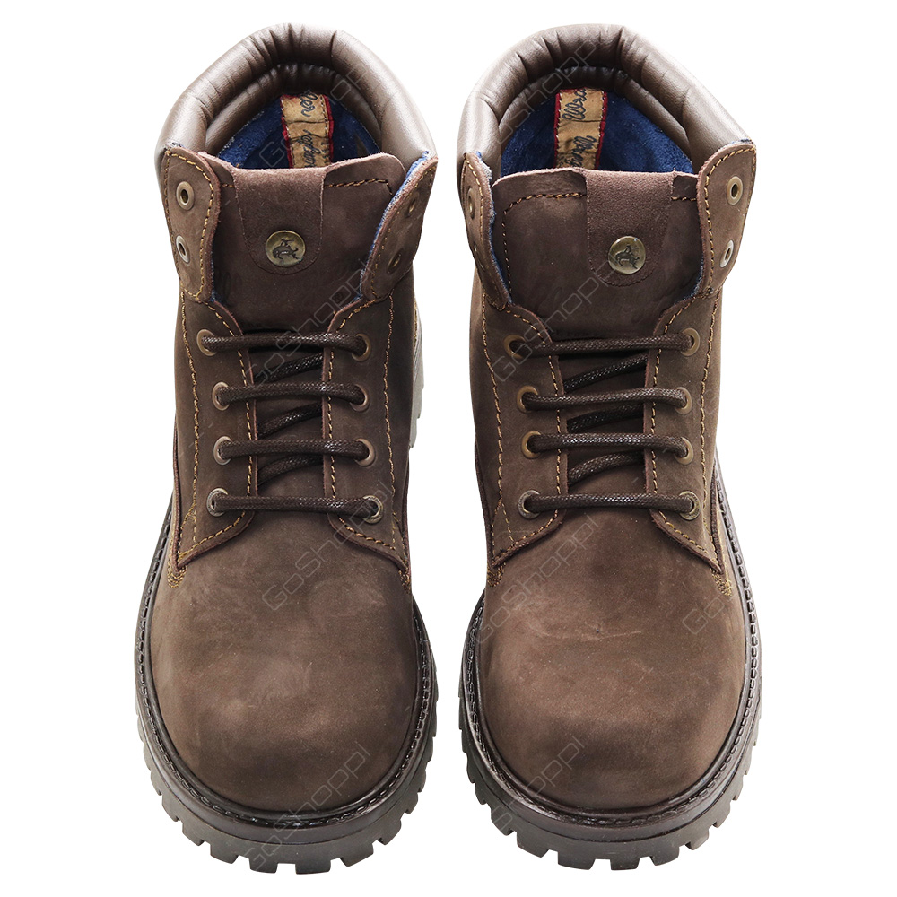 Wrangler Creek Hiking Boots For Men - Dark Brown - WM172000-30 - Buy Online