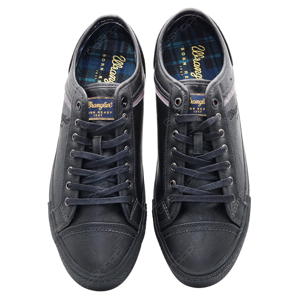 Wrangler Starry Low Fashion Sneakers For Men - Black - WM172200-62 ...