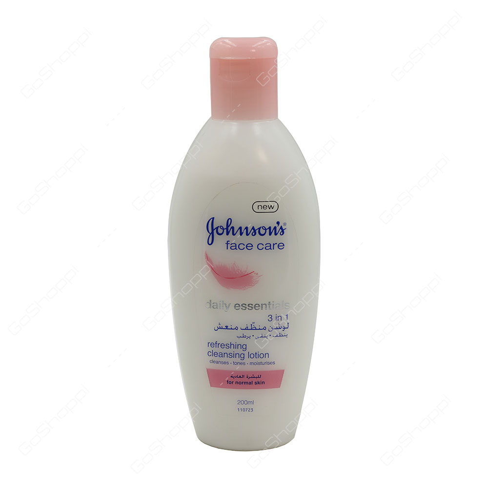 Johnsons Face Care Daily Essentials 3 in 1 Refreshing Cleansing Lotion 200 ml