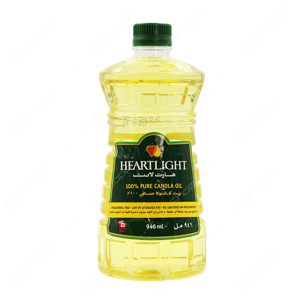 Heartlight Pure Canola Oil 946 ml